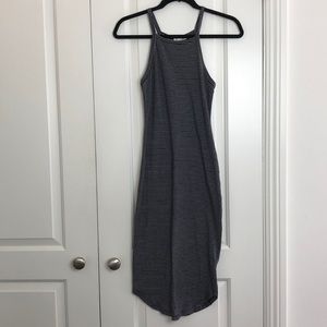 Nautical striped midi dress